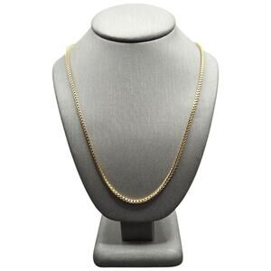 14K Yellow Gold Wheat Link Chain 25" (21752)